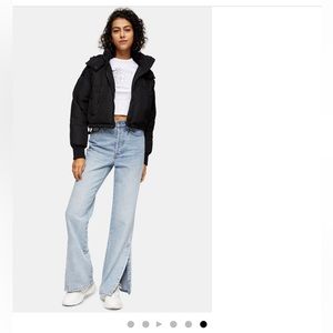 Topshop Lucy Padded Puff Women Crop Jacket.